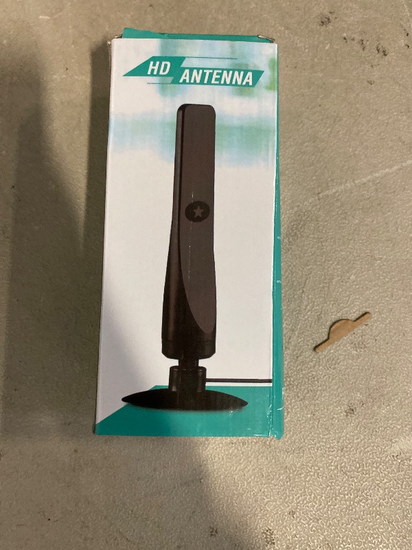 Photo 1 of 80+ Mile Range for Receiving Local Channels, 2025 New Compact TV Antenna, 4K 1080P HD Digital TV Antenna, Includes 10-foot Coaxial Cable