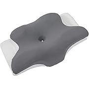 Photo 1 of Compatible for Memory Foam Pillows Butterfly Shaped Relaxing Slow Rebound Pillow Sleeping Beding(Dark Gray)