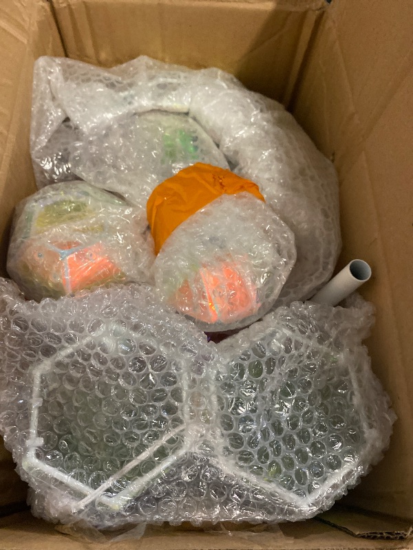 Photo 1 of 4FT Large Light-Up Giant Nutcracker Christmas Decor, Prismatic Iridescent Nutcracker Outdoor Soldier with 110 LED Pre-lit Lights, Plug-in Outdoor Nutcracker Decorations for Yard, Porch, Garden