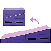 Photo 1 of BestMassage Gymnastics Mat Incline Mat Tumbling Mat Folding Gymnastic Tumbling Mat Indoor/Outdoor Exercise Mat Home Gym Yoga Mat with Handle