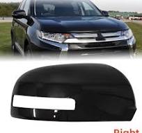 Photo 1 of Mirror Caps Covers for Outlander 2013-2019, Side Mirror Covers Replacement, Passenger / Driver Side, Exterior Rearview Mirror Protective Trim, Side Door Mirror Cover Cap