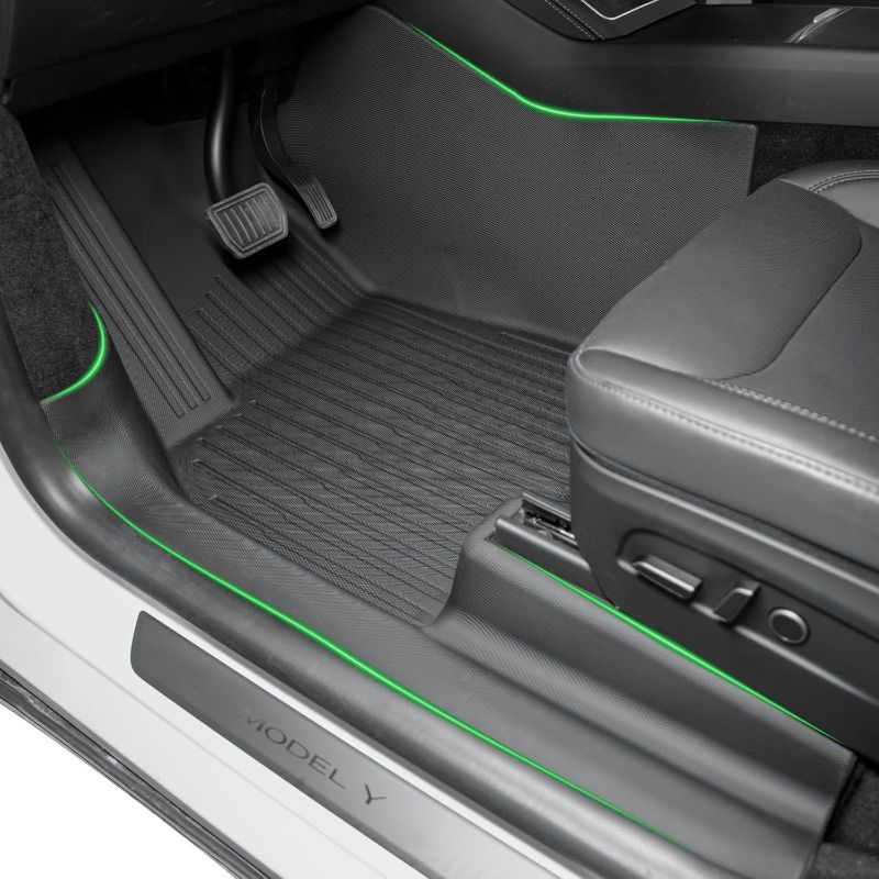 Photo 1 of SUPER LINER Floor Mats Compatible with 2025-2026 Tesla Model Y Juniper - TPE Floor Liner& Accessories, Trunk Mats & Seat Back Cover Protector, CabinProtect™ Pro Kit Full-Cabin Protection System