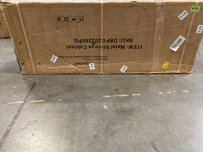 Photo 1 of AFAIF Metal Locker Storage Cabinet, 55" Steel Retro Wardrobe, 4 Doors Lockable, Adjustable Feet Organizer Locker for Employees Home Office School Gym (4 Doors)