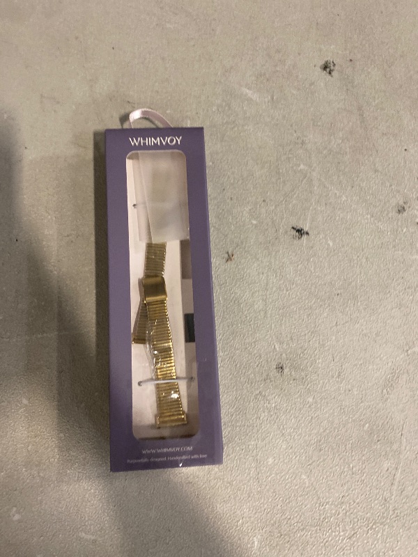 Photo 1 of Bandini Adjustable Length Stretch Watch Band, Stainless Steel, Straight End, Metal Expansion Strap - Silver, Gold and Silver/Gold Tone - 12mm, 13mm, 14mm, 18mm, 19mm, 20mm, 21mm, 22mm