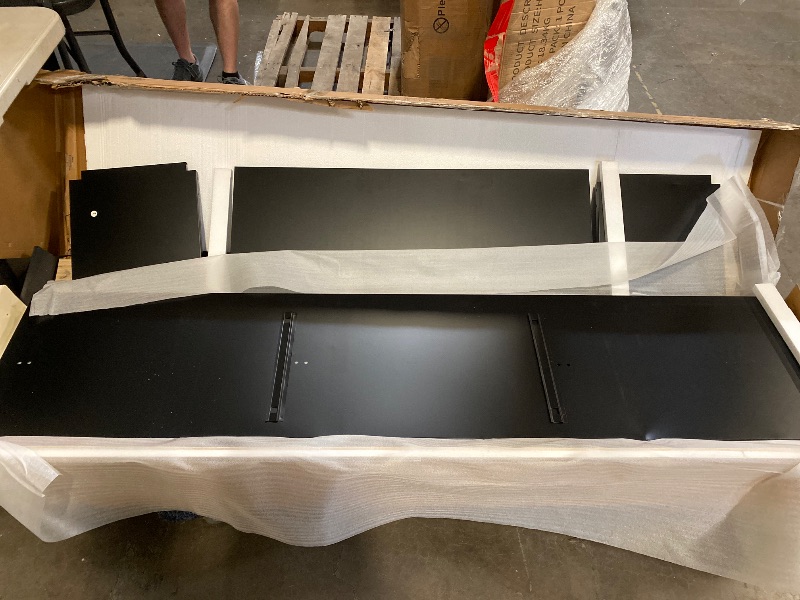 Photo 1 of Uline Three Tier Lockers - Assembled, 36 x 18 x 72", Black