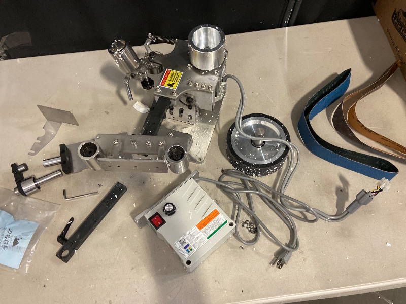 Photo 1 of 220V 1000W Brushless Belt Machine DIY Belt Sander Polishing Grinding Machine