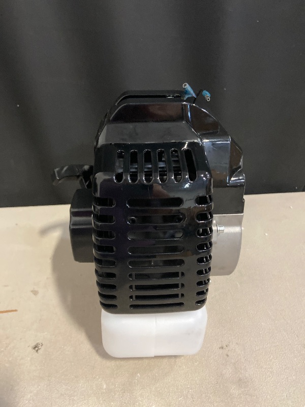 Photo 1 of 49CC 2-Stroke Engine Motor, Pull Start Single Cylinder Air Cooled Replacement Motor Engine with Fuel Tank for ATV, Scooters, Mini Bike, Mini Choppers(USA Stock)
