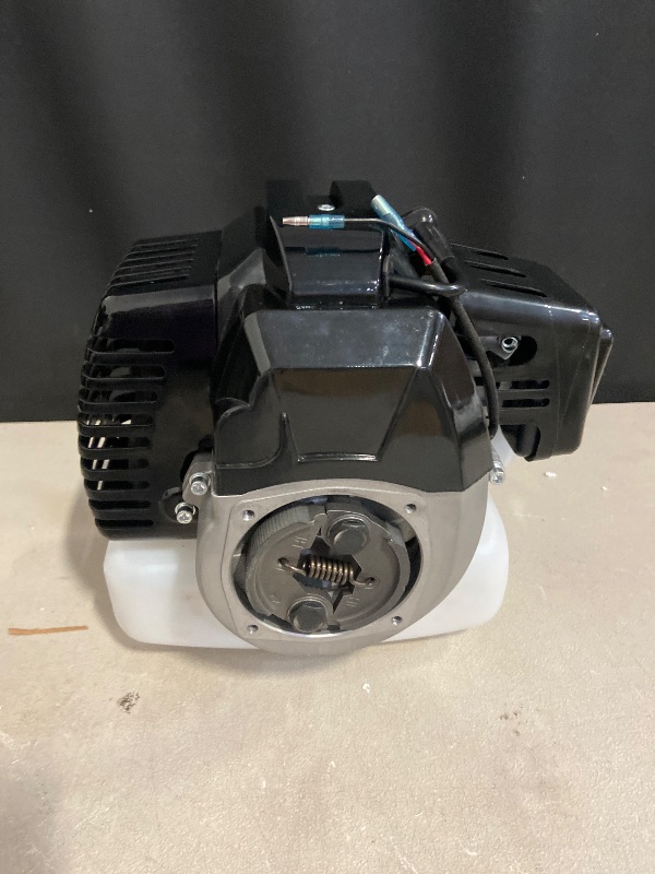 Photo 1 of 49CC 2-Stroke Engine Motor, Pull Start Single Cylinder Air Cooled Replacement Motor Engine with Fuel Tank for ATV, Scooters, Mini Bike, Mini Choppers(USA Stock)
