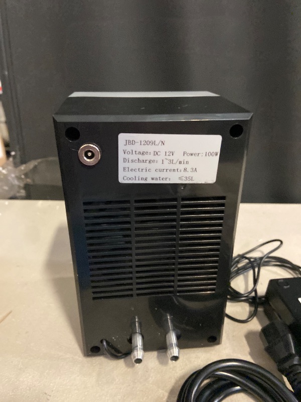 Photo 1 of 30L/7.93GAL Aquarium Water Chiller Fish Tank, Hydroponic Fish Water Tank Chiller with LED Display, Perfect for Home Shrimp Jellyfish Breeding Aquaculture
