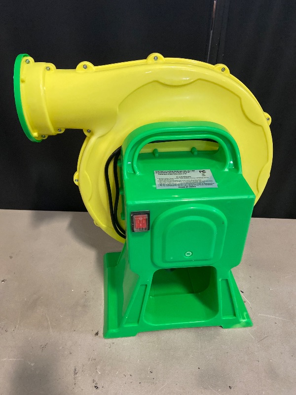 Photo 1 of 1.5HP Air Blower Jumping Bed Inflator, MuChaIOAK 1100W Bounce House Blower, Portable and Powerful Commercial Bounce House Inflatable Blower for Inflatable Water Slide/Bouncy Castle/Bounce House