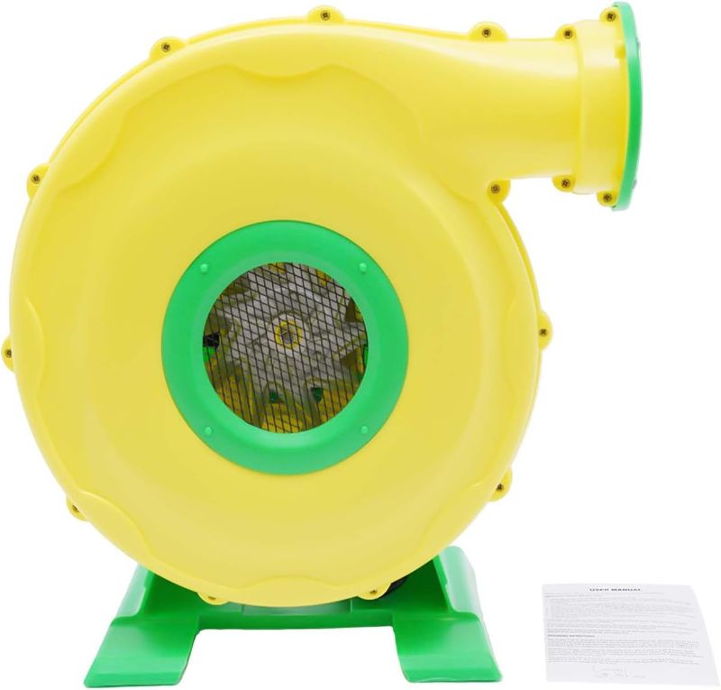Photo 1 of 1.5HP Air Blower Jumping Bed Inflator, MuChaIOAK 1100W Bounce House Blower, Portable and Powerful Commercial Bounce House Inflatable Blower for Inflatable Water Slide/Bouncy Castle/Bounce House