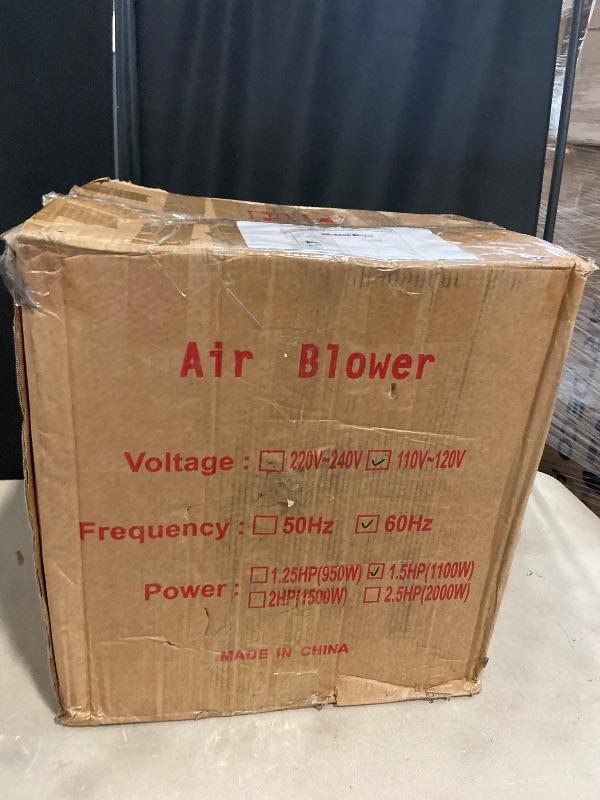 Photo 1 of 1.5HP Air Blower Jumping Bed Inflator, MuChaIOAK 1100W Bounce House Blower, Portable and Powerful Commercial Bounce House Inflatable Blower for Inflatable Water Slide/Bouncy Castle/Bounce House