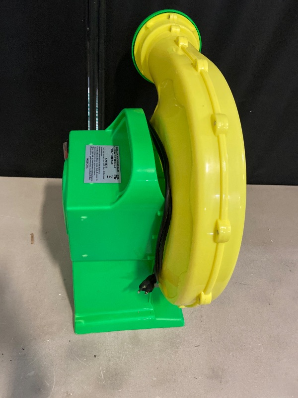 Photo 1 of 1.5HP Air Blower Jumping Bed Inflator, MuChaIOAK 1100W Bounce House Blower, Portable and Powerful Commercial Bounce House Inflatable Blower for Inflatable Water Slide/Bouncy Castle/Bounce House