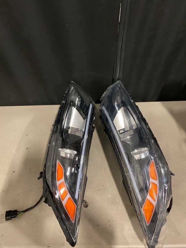 Photo 1 of Headlight Assembly Compatible with 2014 2015 Kia Optima, Halogen Headights, Replacement Headlamp 921012T121 921014C500 (Left Driver Side + Right Passenger Side)