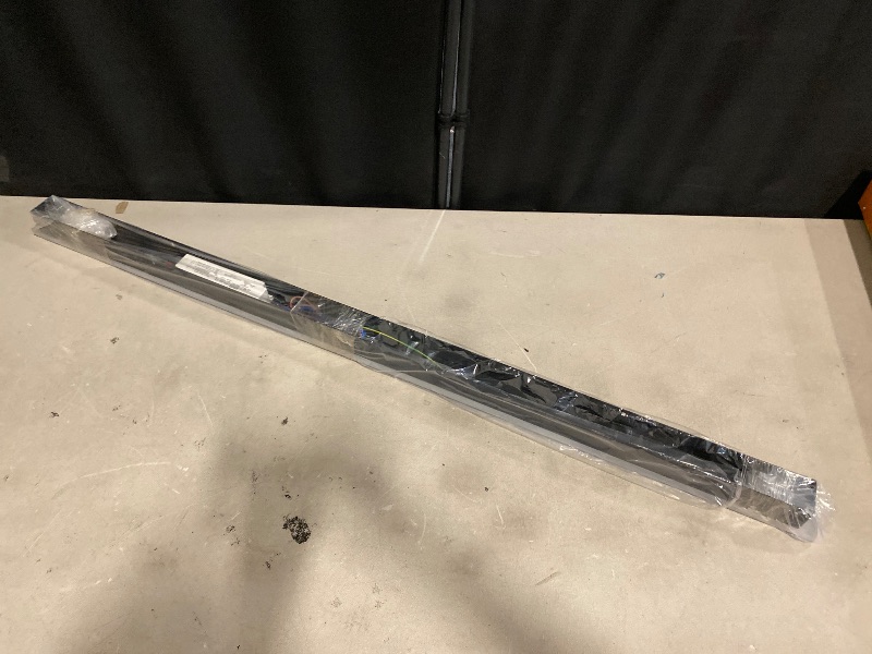 Photo 1 of Modern Minimalist Wall Sconces LED Light Fixtures for Bathroom Vanity, Bedroom, Living Room, 3 Colors Included 2700K-6500K Dimmable with Remote - Black (Hard Wired, 48 inches)