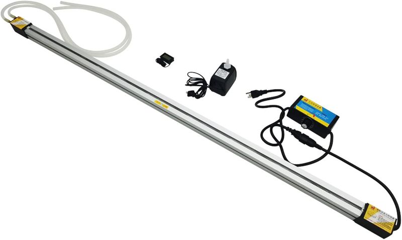 Photo 1 of 48 Inch Lightweight Acrylic Bending Machine 110V Acrylic PVC Plastic Bender, PVC Plastic Strip Heater Bender with 1-6mm Heating Thickness for Sign Making