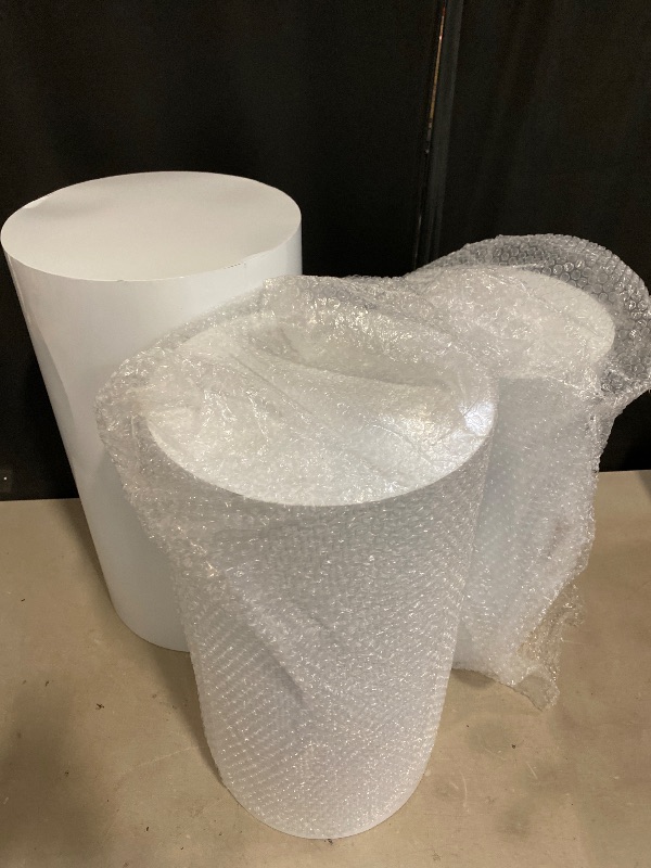 Photo 1 of Cylindrical Display Stands, 3 Pcs Pedestal Stand for Wedding Cakes, 44-66lbs Load-bearing Capacity Versatile Decorative Pillar, Ideal for Floral Arrangements, Party Decor, White