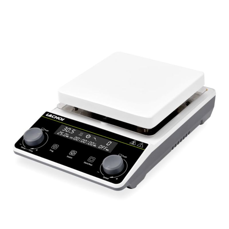 Photo 1 of Magnetic Stirrer Hot Plate Stirrer LCD Display 300? Max.5L 5.9inch Magnetic Stir Plate 1600RPM Magnetic Mixer Magnetic Hotplate Stirrer with Stir Bar&Temp Probe Sensor,110V