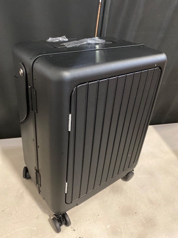 Photo 1 of 20 Inch Ride on Luggage with Seat for Kids Expandable Ride on Suitcase with Spinner Wheels and Locks for Travel