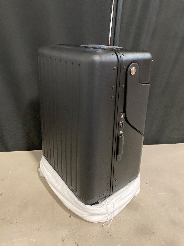 Photo 1 of 20 Inch Ride on Luggage with Seat for Kids Expandable Ride on Suitcase with Spinner Wheels and Locks for Travel
