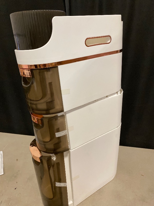 Photo 1 of 3-Tiers Slim Bathroom Storage Cabinet Narrow Storage Cabinet with Doors and Shelves Tall Skinny Bathroom Storage Waterproof Kitchen Organizer Toilet Paper Storage