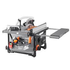 Photo 1 of POWSTRA 8.5 Inch Portable Table Saw with Dust Port, 45° Bevel Cuts & Safety Stop Switch for Woodworking in Home Workshops