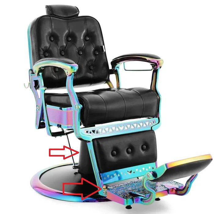 Photo 1 of Box 3/3 ( Foot Rest & Hydraulic ) - Prestige Laser Frame Vintage Hydraulic Recline Barber Chair
