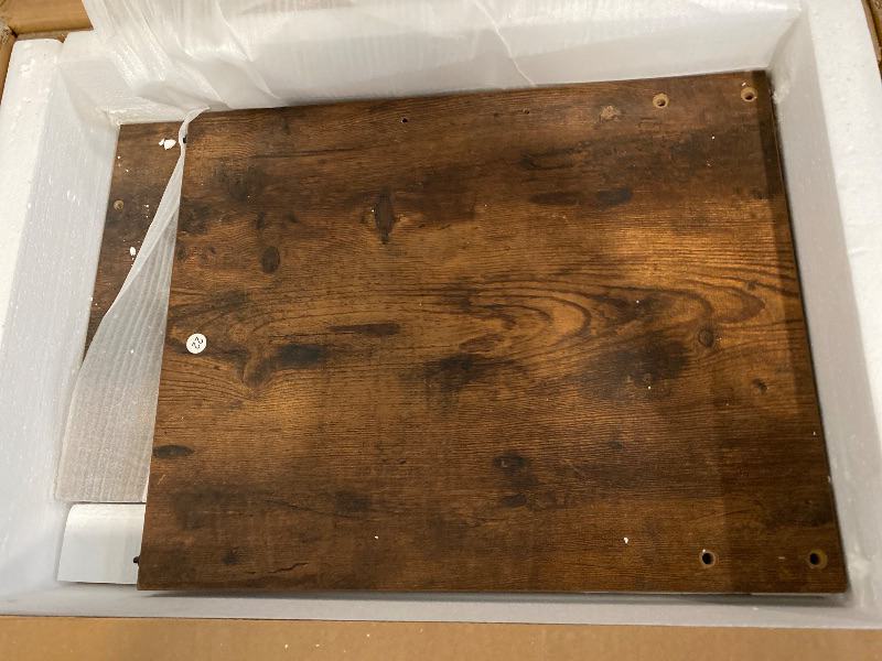 Photo 1 of Box B 2/2 57" LED Farmhouse TV Stand for 65/60/55 Inch TVs,Tall Entertainment Center Storage Cabinets w/Power Outlets and Sliding Barn Door,Rustic TV Stands for Living Room,Media Console Cabinet (Brown)