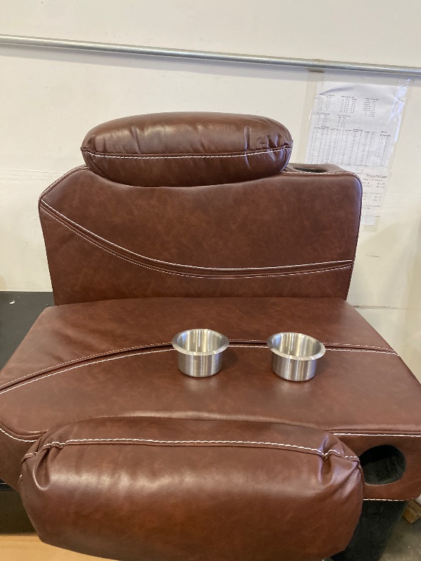 Photo 1 of Box 3/3 Large Power Lift Recliner Chair Sofa with Massage and Heat for Big and Tall Elderly,Infinite Positions,Cup Holders,and USB Ports,Velvet Home Theater Seat Brown
