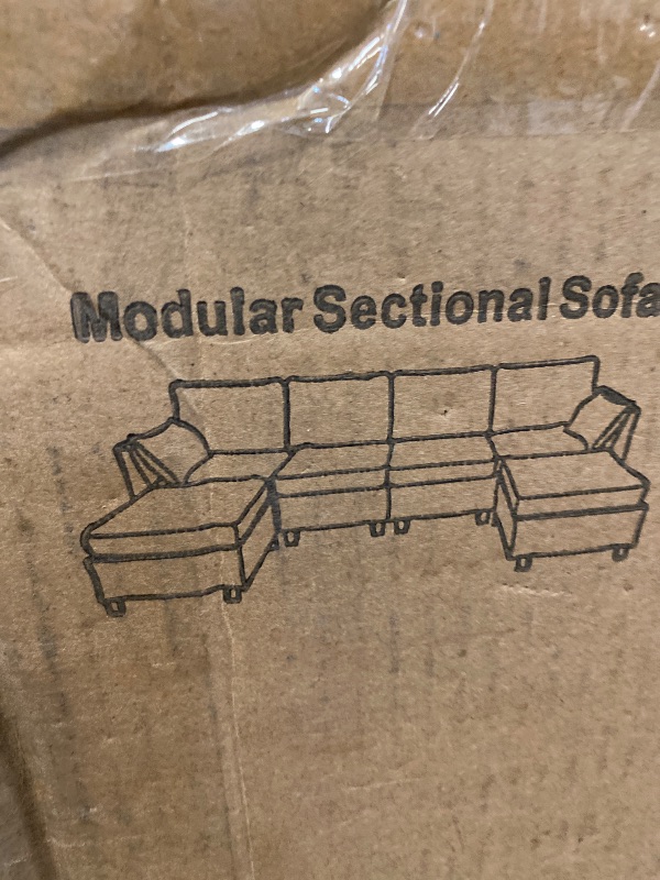 Photo 1 of Box 1/3 Modular Sectional Sofa Beige