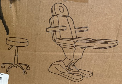 Photo 1 of Box C - Sat & Leg Part To Facial Chair with Stool, Facial Bed, Massage Table Cream