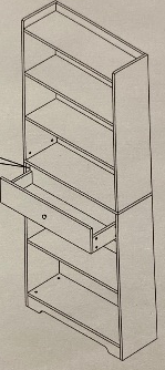 Photo 1 of Display Storage Cabinet w/ 5 Shelf and one Drawer