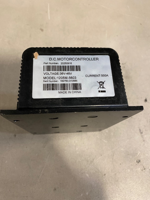 Photo 1 of 1205M-5603 36-48V 500A 0-5K DC Motor Controller Compatible with Curtis 1205M-5601 P125M-5603 1205-5603 1205-210 1205-211 1205-209 Programmable PMC Compatible with E-Z-GO Club Car Golf Cart
