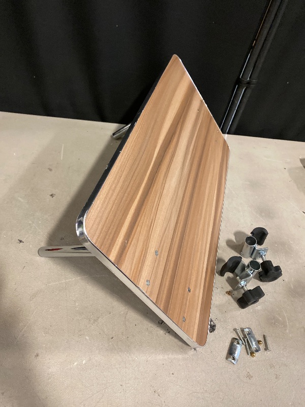 Photo 1 of 1pc Portable Wooden Table Board for Wheelchairs Sturdy and Practical Lap Tray for Eating Reading and Working Fits All Wheelchair Models