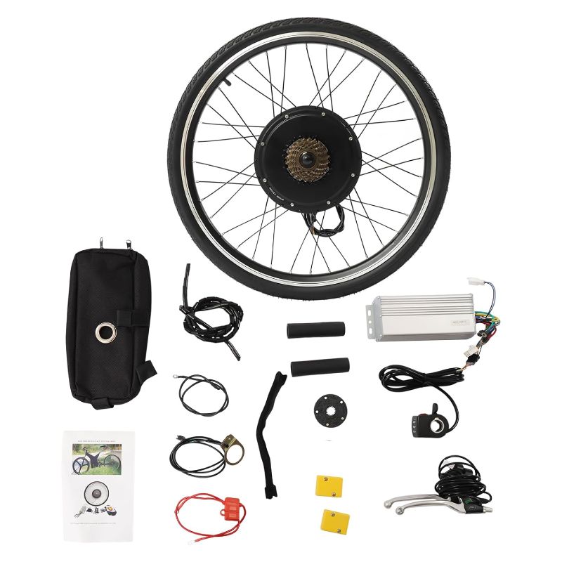 Photo 1 of 26 Inch 48V 1000W Rear Wheel Electric Bicycle Conversion Kit, Electric Bike Rear Wheel Hub Motor, Rears Wheel Electric Bicycle Motor Kit