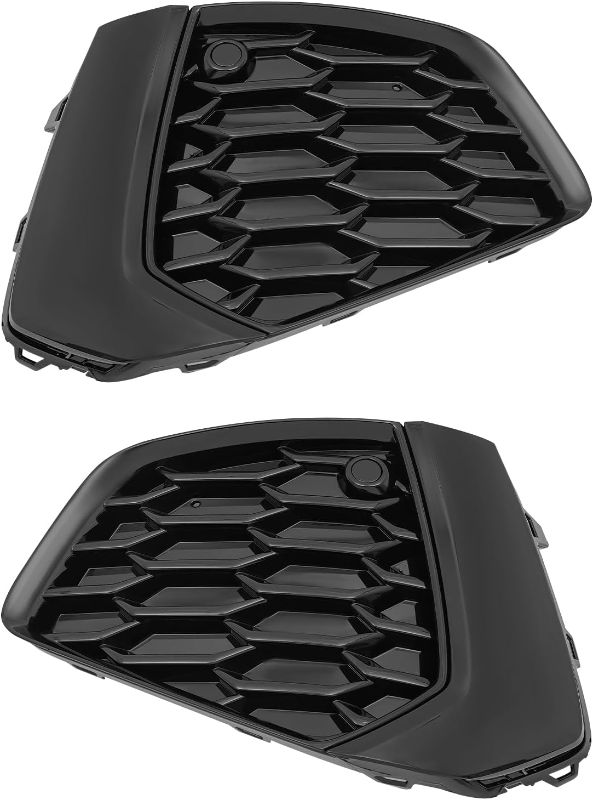 Photo 1 of Fog Light Covers for 2022-2024 Audi A3 S3 - Custom Fit Left and Right Pair Made of Durable PC Material for Enhanced Safety and Aesthetic Appeal
