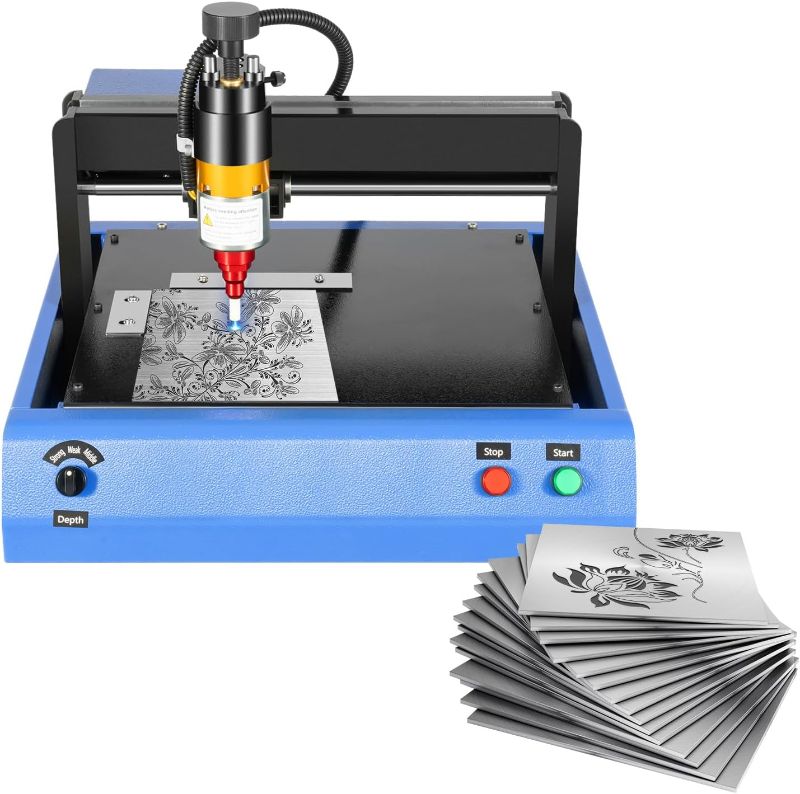 Photo 1 of 400W Electric Metal Marking Machine Steel Plate Engraving Machine for Metal Nameplate Tag Marking 110V