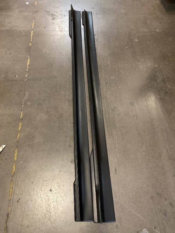 View 2 of Side Skirts For 2011-2023 Chrysler 300 300C 300S Extention Lips Rocker Panel