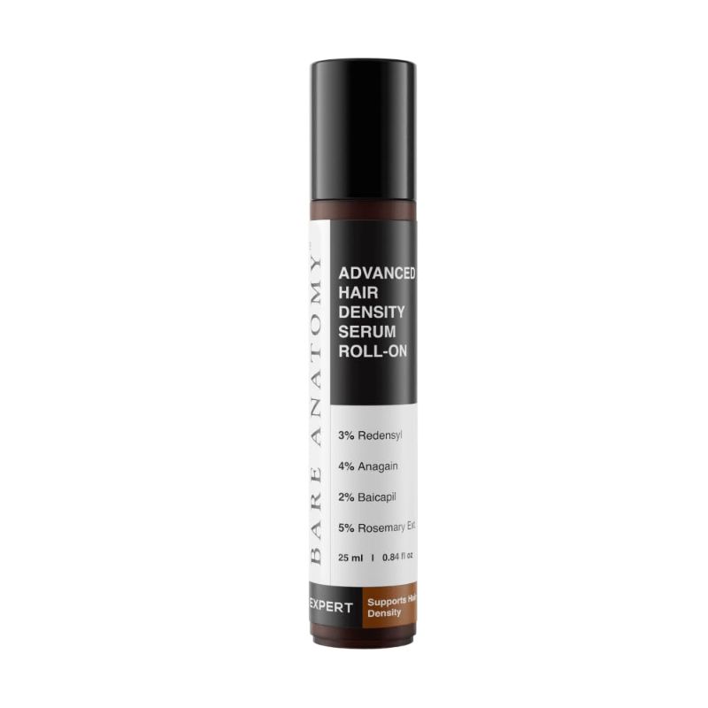 Photo 1 of Advanced Hair Density Roll-On| 3% Redensyl + 4% Anagain + 2% Baicapil + 5% Rosemary, Rice Water, Biotin & Saw Palmetto| Reduces Hair Fall, Supports Hair Growth for Men & Women | 25ml