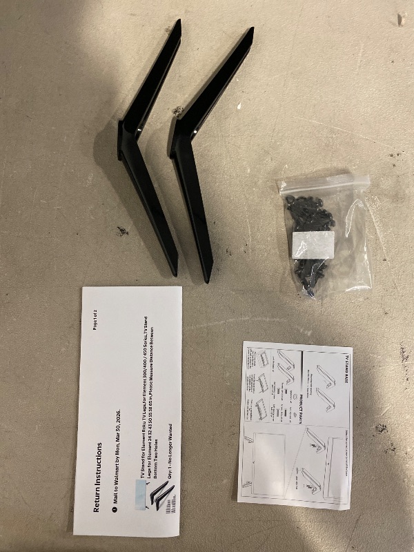 Photo 1 of (Upgraded Version) TV Legs for TCL Roku TV Legs, for TCL 32" 40" 43" 49" 50" 55" 65" 32S359 32S355 40S355 43S455 50S525 55S435 65S455, for TCL Roku TV Stand Legs Included Screws