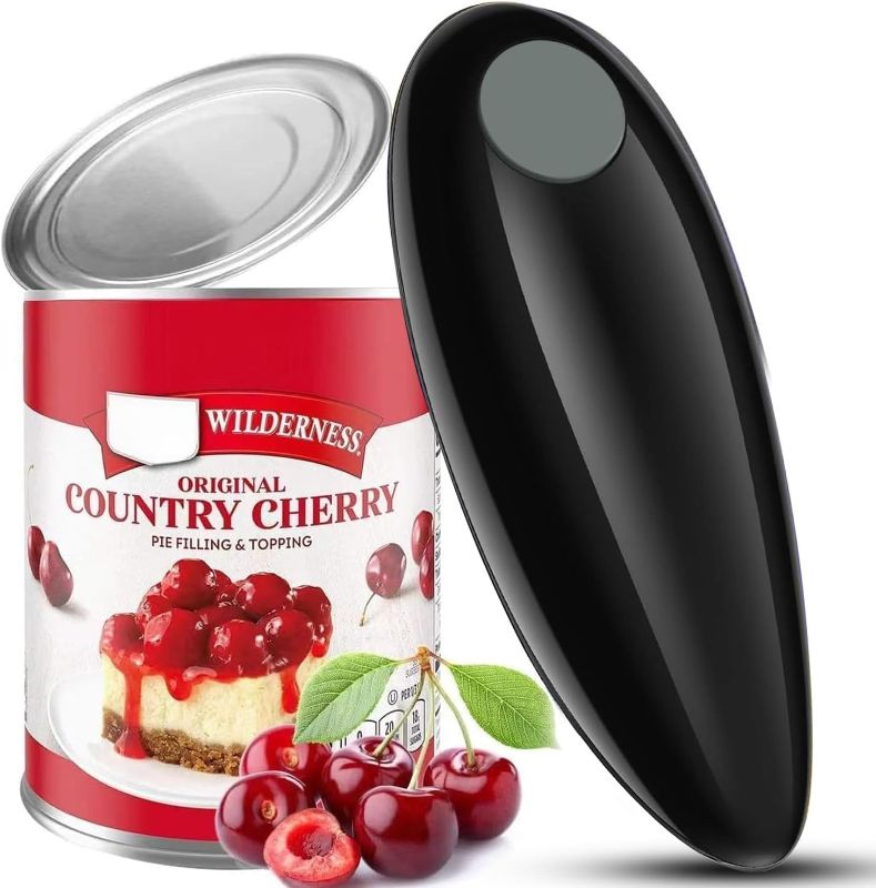 Photo 1 of Electric Can Opener, Handheld One-touch Automatic Can opener, Smooth Edge Kitchen Gadget Can Openers Electric for Seniors with Arthritis