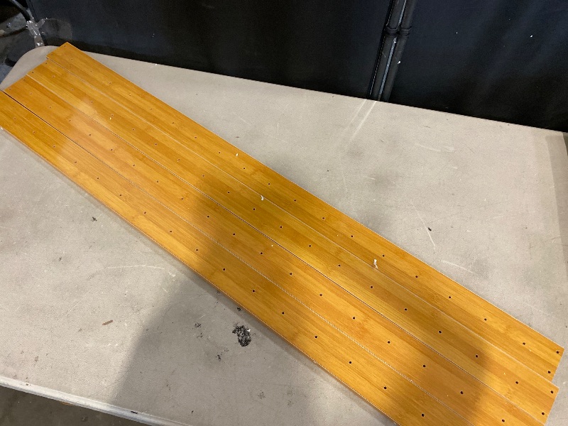 Photo 1 of 4 Pack 48" x 2 1/2" Polished Wood Cuts