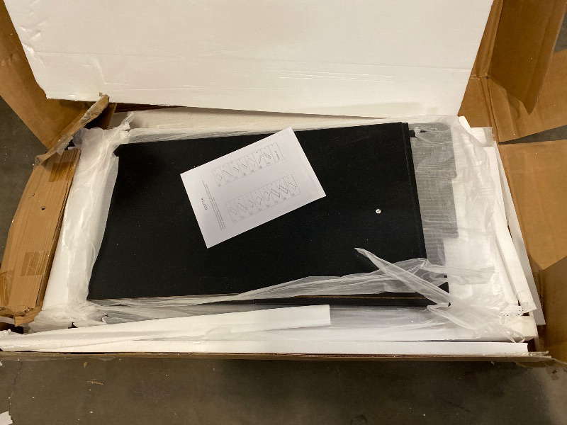 Photo 1 of Box 2/2 *Missing Box 1*| 75" Tall 3 Doors Armoire Wardrobe Closet with 3 Drawers and Mirror, Large Wardrobe Closet for Bedroom with LED Lights, Wooden Armoire Storage Cabinet with Hanging Rod, Adjustable shelves (Black) 