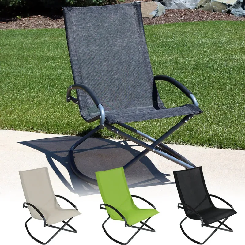 Photo 1 of Folding Rocking Lounge Chair Grey