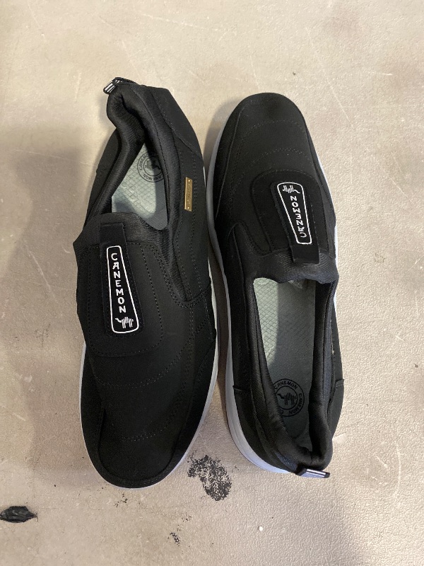 Photo 1 of 13 Men's Slip-On Walking Shoes, Lightweight Comfort Breathable Loafers Non-Slip Hiking Shoes
