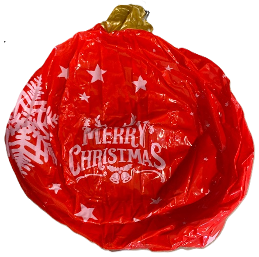 Photo 1 of 23.6 Inch Giant Inflatable Christmas Ball Christmas Letter Snowflake Inflatable Decorations PVC Inflatable Ornaments for Christmas Tree Yard Lawn Porch Winter Holiday Merry Christmas Outdoor Decor 