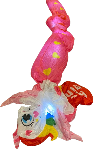 Photo 1 of Airblown Inflatable Unicorn Be Mine Valentines Decoration for Parties