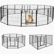 Photo 1 of Petorldog 16-Panel 32" Height Heavy Duty Pet Playpen, Foldable Exercise Pen for Indoor & Outdoor Use