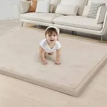 Photo 1 of Huloosleep Morandi Colors Baby Play Mat -Large, 1.3" Elasti-Foam 