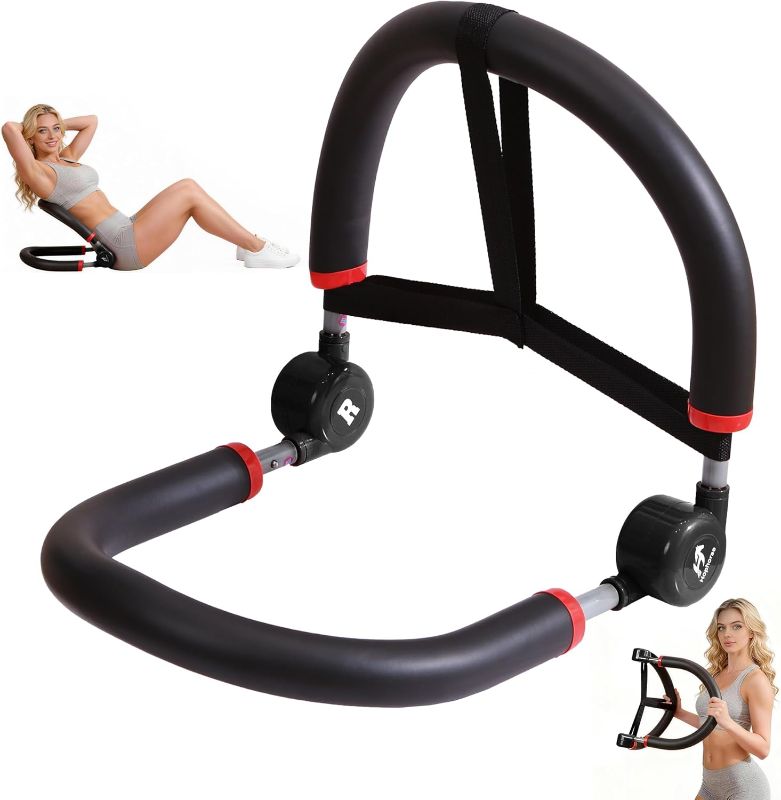 Photo 1 of Ab Machine, Core & Sit Up Exercise Equipment for Office Home Gym, Ab Workout Equipment for Stomach Workout, 3 Resistance Levels, Automatic Rebound, 10 in 1 Ab Trainer Machine